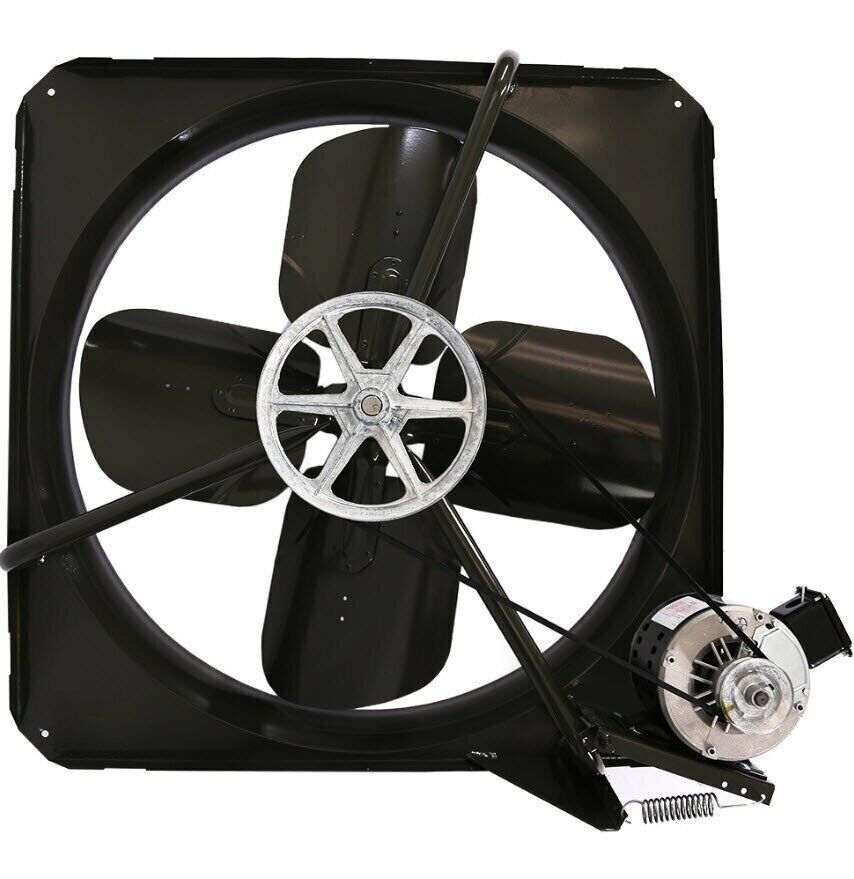 EXHAUST FAN Commercial - Belt Drive - 48" - 115/230V - 1 Ph - 1/2 Hp 17,100 CFM