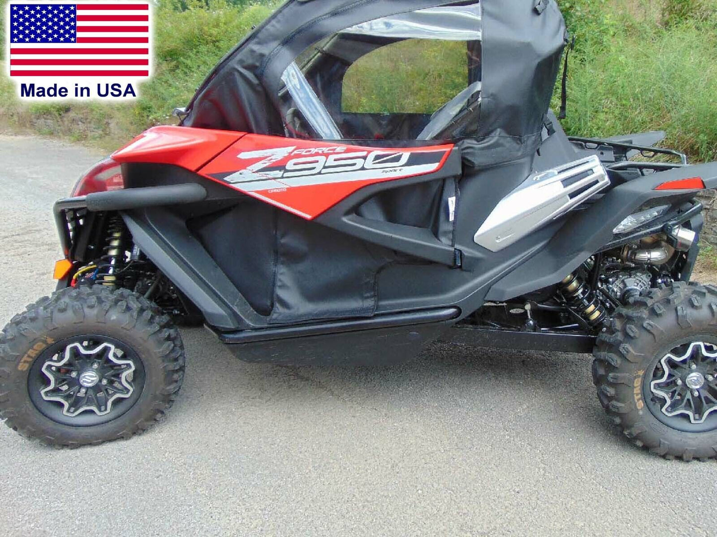 DOORS for CF Moto ZForce 950 - Soft Material - Withstands Highway Speeds