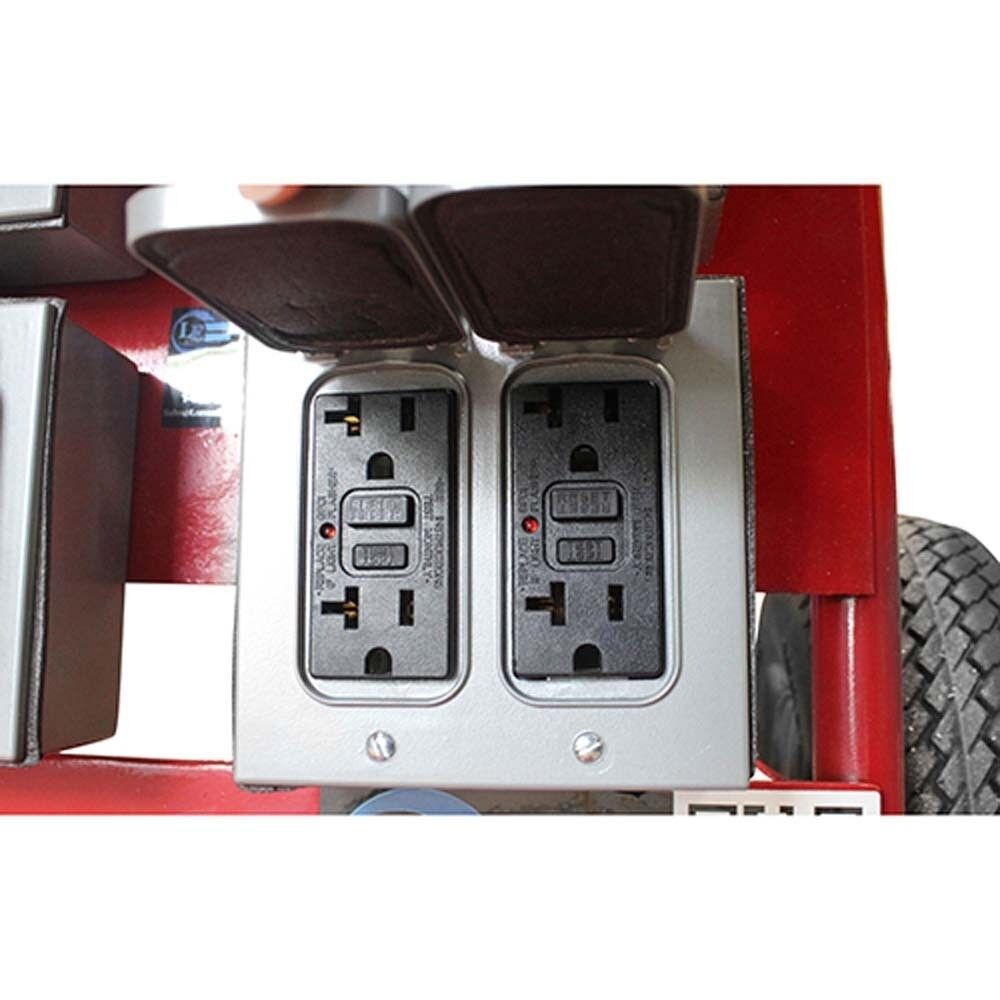 Portable Power Supply Distributor Cart - 240V Input - 120/240V Output - 200 Amp