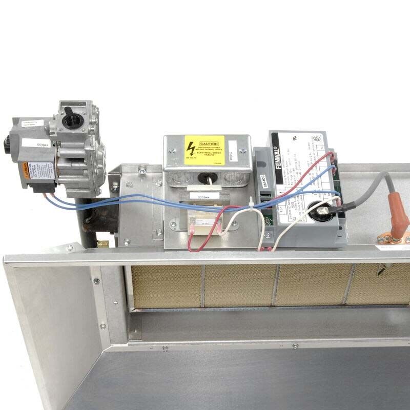 Infrared Natural Gas Heater - 120,000 BTU - 3,000 Sqft - 120 Volts - Radiant