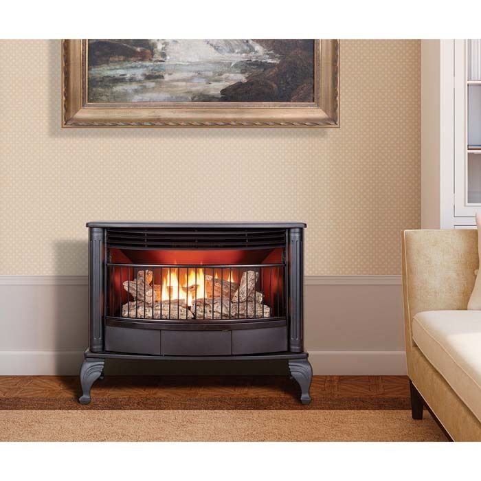 25,000 BTU HEATER - Liquid Propane or Natural Gas - Vent Free - 1,000 Sq Ft