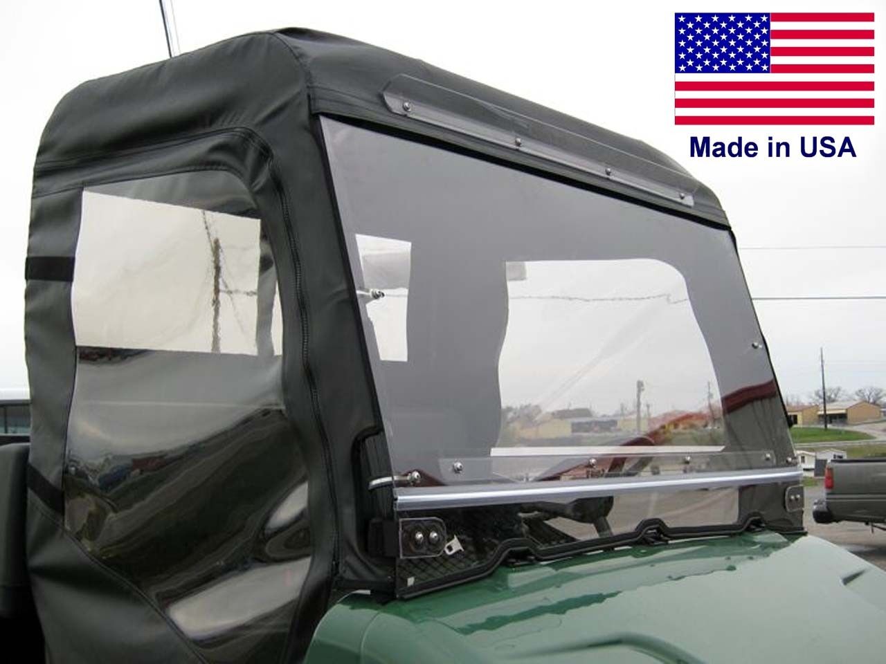 Bush Hog Trail Hunter Full Enclosure - Hard Windshield, Roof, Doors, Rear Window
