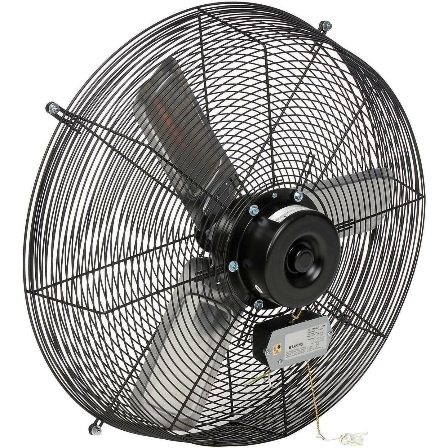 10" Shutter Exhaust Fan - 1500 CFM - 120 Volt - 1/30 HP - Direct Drive - 3 SPEED