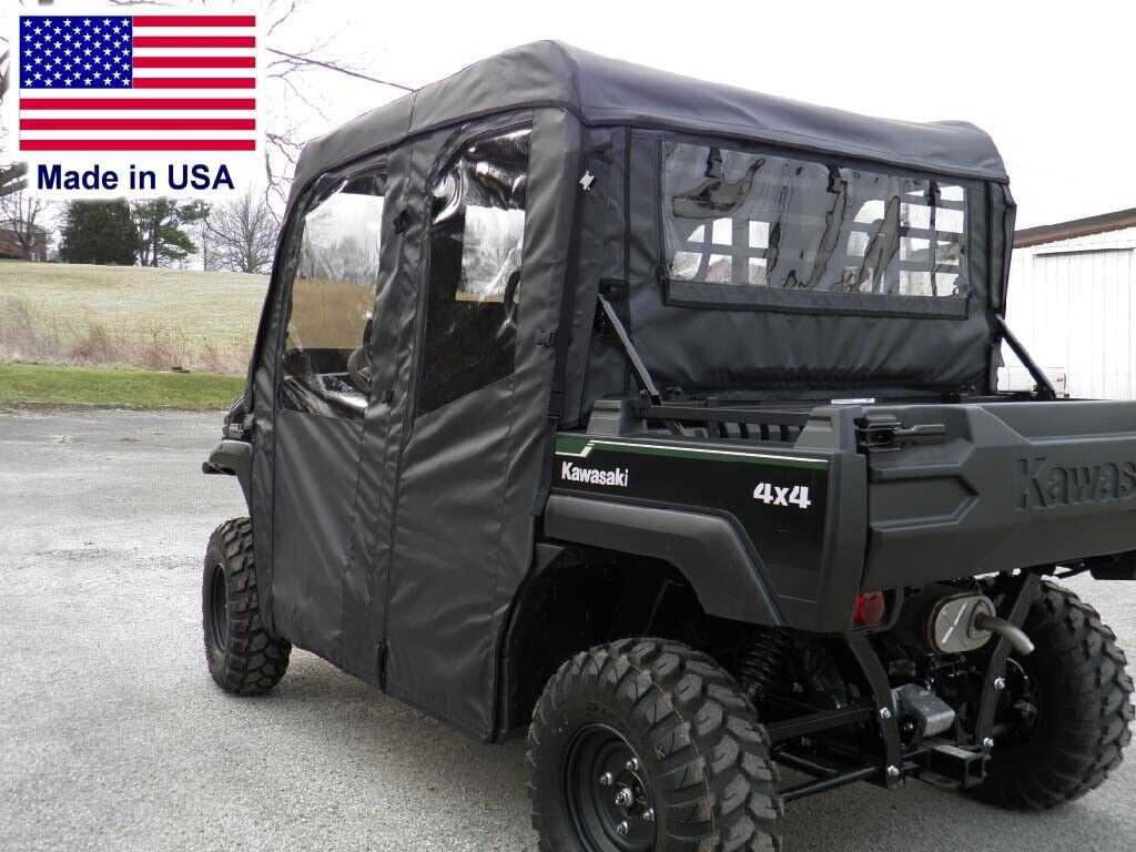 Kawasaki PRO FXT Enclosure for EXISTING WINDSHIELD - Roof, Doors, & Rear Window