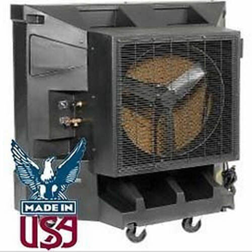 Portable Evaporative Cooler - 36" - Direct Drive - Variable Speed - 6.3 Amps