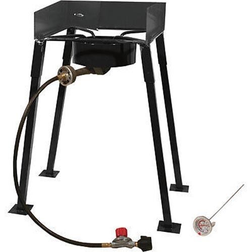 Propane Camp Stove - Single Burner - 54,000 BTU - Outdoor - Heavy Duty Grade