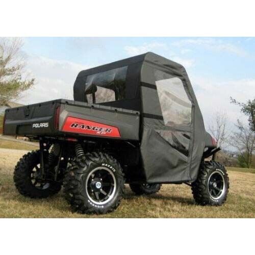 5ft SNOW PLOW & FULL ENCLOSURE Combo for Polaris Ranger - HARD Windshield Model