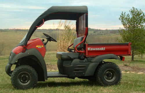 VINYL WINDSHIELD, ROOF, and REAR WINDOW for Kawasaki 600 / 610 - Puncture Proof