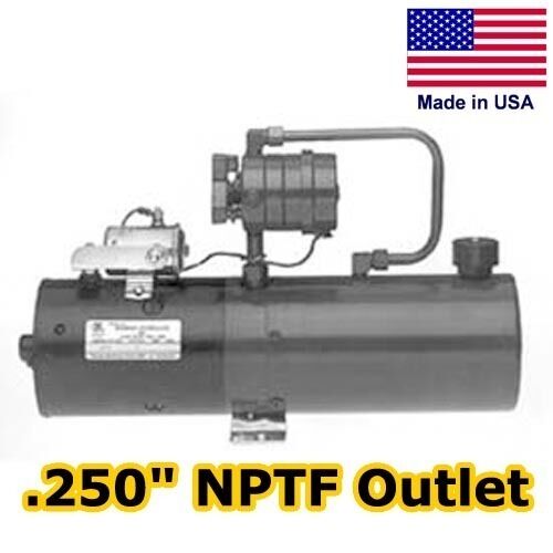 Hydraulic DC Power Unit - 4 Way Release Valve - 1 Gal - Pump, Motor, Reservoir