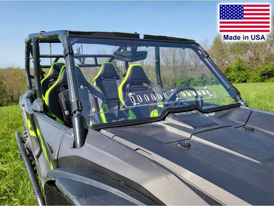 HARD WINDSHIELD for 4 Seater Honda Talon 1000 - Polycarbonate - Vented