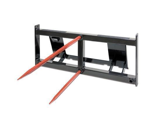 Industrial Bale Spike - Hay Spear - Pallet Fork - Skid Steer Attachment