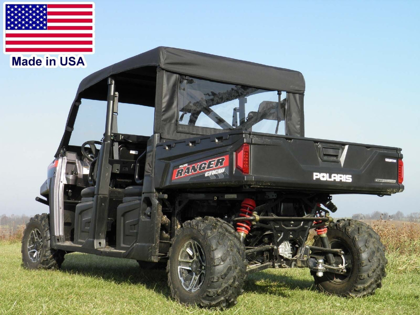 Polaris Crew Mini Enclosure - VINYL WINDSHIELD, ROOF, & REAR WINDOW - 900