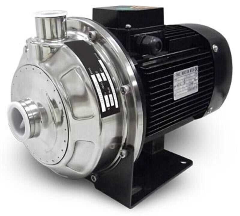 Centrifugal Pump - 1.25" In - 1" Out - 37 GPM - 114 ft Head - 230 Volt - 3P - SS