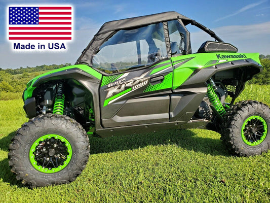 Doors for Kawasaki Teryx KRX - Soft Material - Withstands Highway Speeds