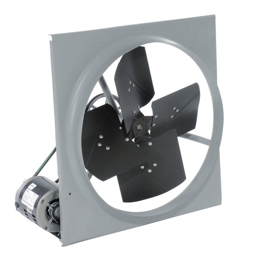 24" Exhaust Fan - Belt Driven - 3,270 CFM - 120 Volts - 1/3 HP - 1 Phase