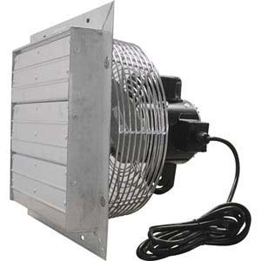 12" EXHAUST FAN - Direct Drive - 115V - 1115 / 855 / 555 CFM - 3 Speed - 1 Phase