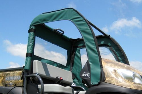 Doors & Rear Window for Kubota RTV 500 - Puncture Proof - Soft Material