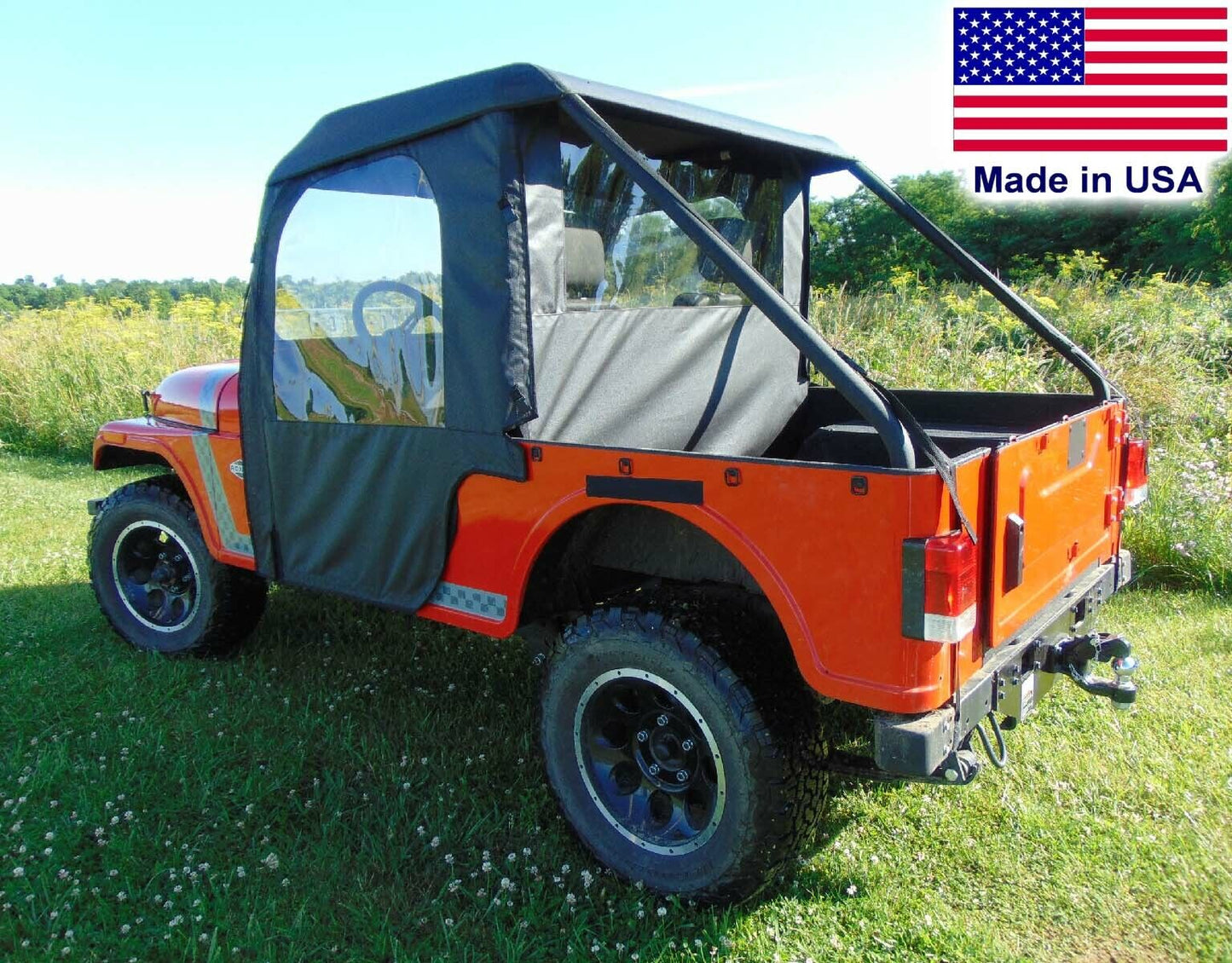 Mahindra Roxor DOORS and REAR WINDOW - Roll Away Doors - Withstands Hwy Speeds
