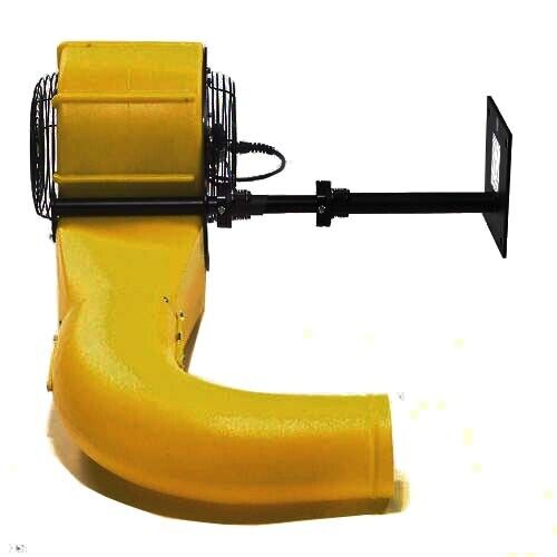 DOCK FAN - 1,200 CFM - 1/2 HP - 115 Volts - 1 Phase - Wall Mounted - 80 ft Throw