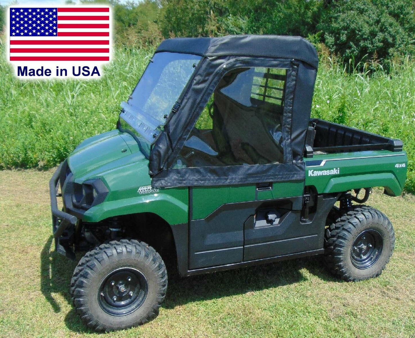 ENCLOSURE for MULE Pro MX, FX, SX, DX - HARD WINDSHIELD, Roof, Door, Rear Window