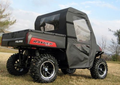 Polaris Ranger Full Enclosure - VINYL WINDSHIELD - Doors - Roof - Rear Window