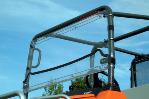 HARD WINDSHIELD for Kubota RTV 1140 - Travels Highway Speed - Polycarbonate