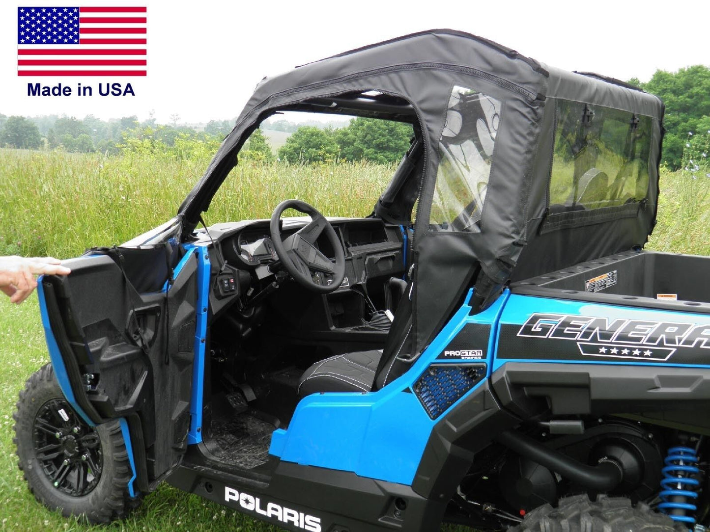 DOORS for Polaris General - Soft Material - Acrylic Base - Withstands High Speed