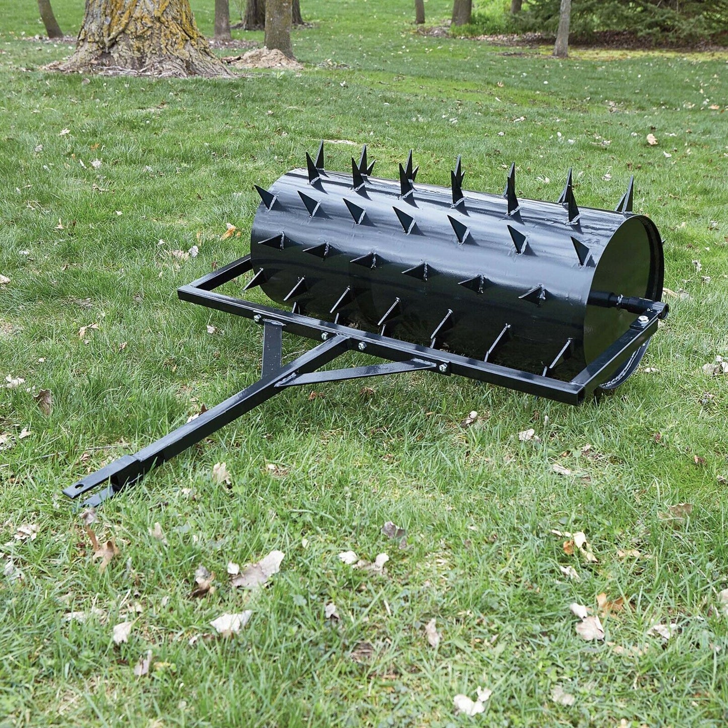 36" Spike Aerator - Drum - 300 lbs Capacity - 78 Spikes - 2.5" Penetration