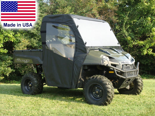 Polaris Ranger XP Full Enclosure - HARD WINDSHIELD, Roof, Doors, Rear Window