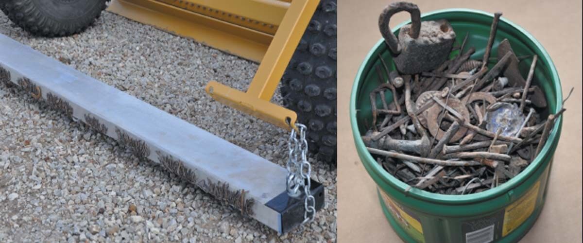 6 ft Driveway GRADER & MAGNET - Clevis Hitch - ATV UTV ROV & Mower Compatible