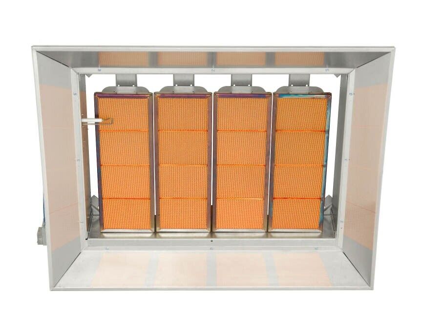Infrared Natural Gas Heater - 155,000 BTU - 600 CFM - 120 Volts - Commercial
