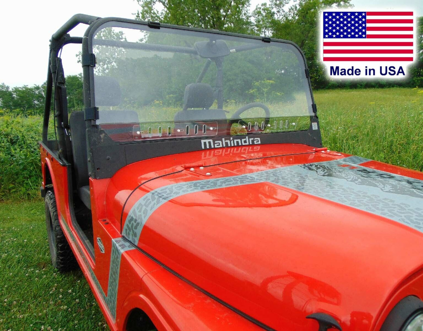 Mahindra Roxor ENCLOSURE - VENTED Hard Windshield, Roof, Doors, Rear & BED COVER