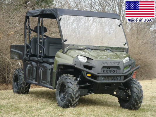 HARD WINDSHIELD and ROOF for Polaris Crew - Soft Top - Travels Highway Speeds