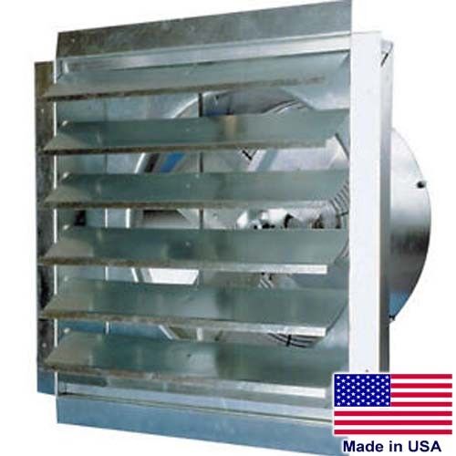 Exhaust Fan - Integrated Shutter Mount - 1400 CFM - 14" Fan Diameter - 115V