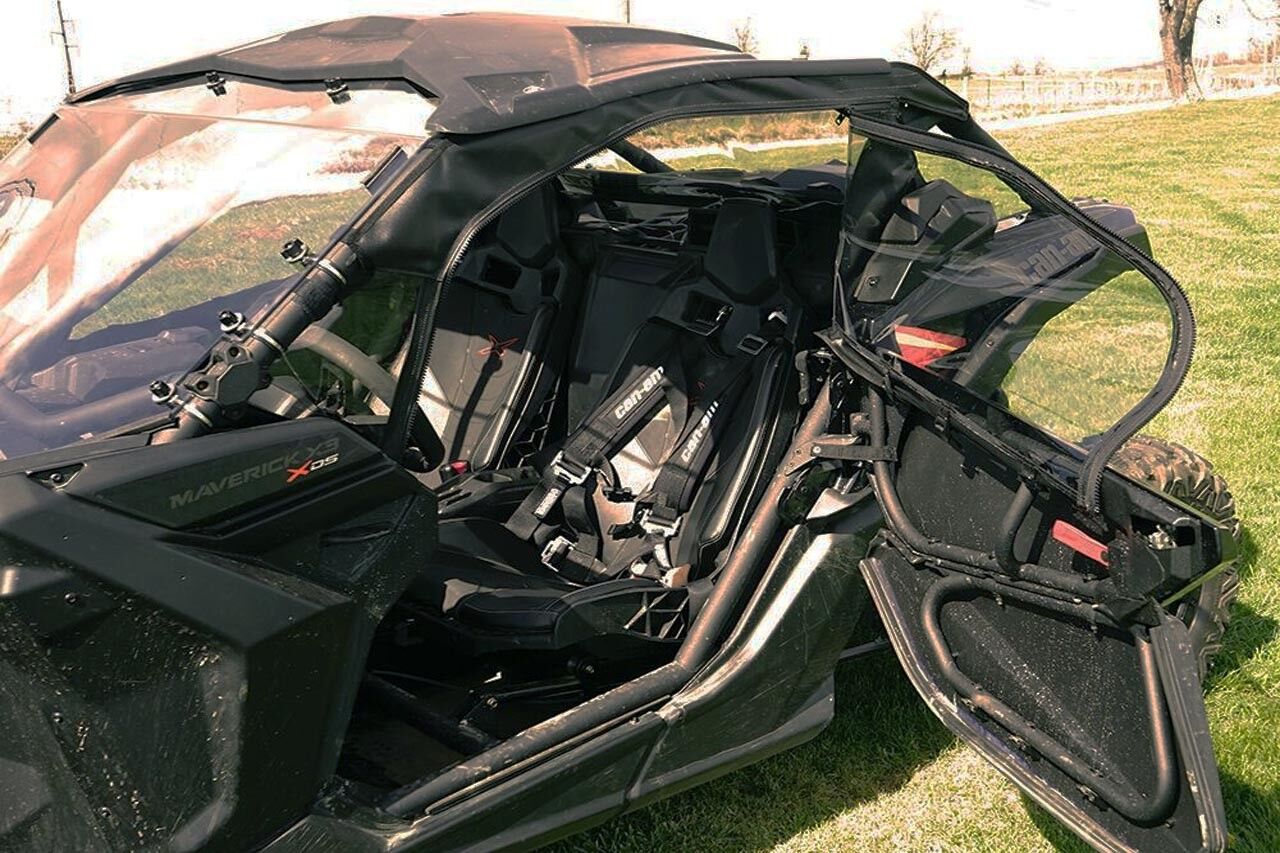 Can Am Maverick X3 Full Enclosure - HARD WINDSHIELD, Doors, Rear Window, & Roof