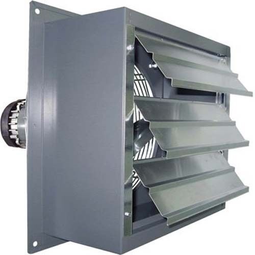 12" Exhaust Fan - 1,640 CFM - 1/3 HP - 115 / 230 Volts - EXPLOSION PROOF PANEL