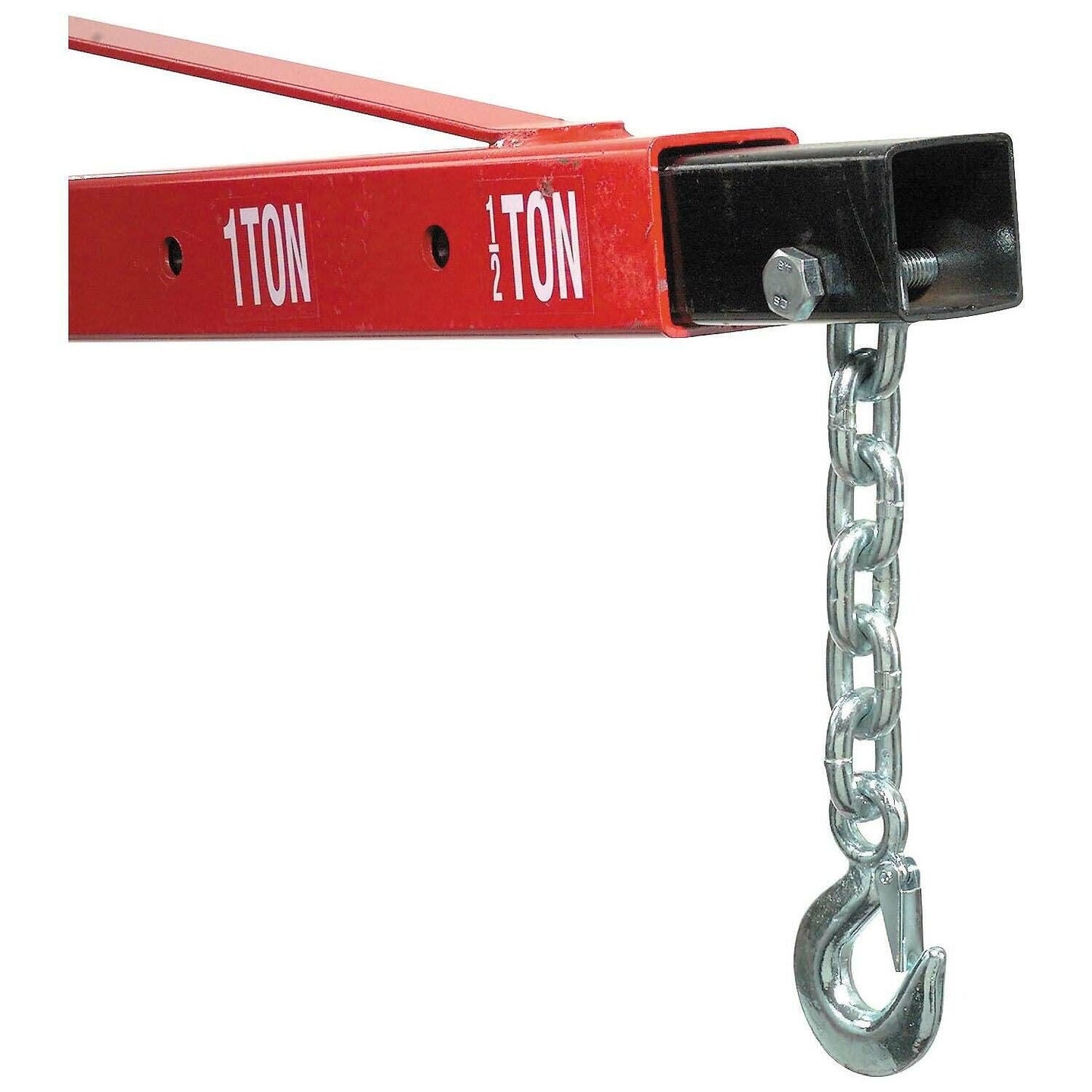 Floor Crane - 4000 lbs Capacity - 2 Ton - Straight Boom - Manual Hydraulic Pump