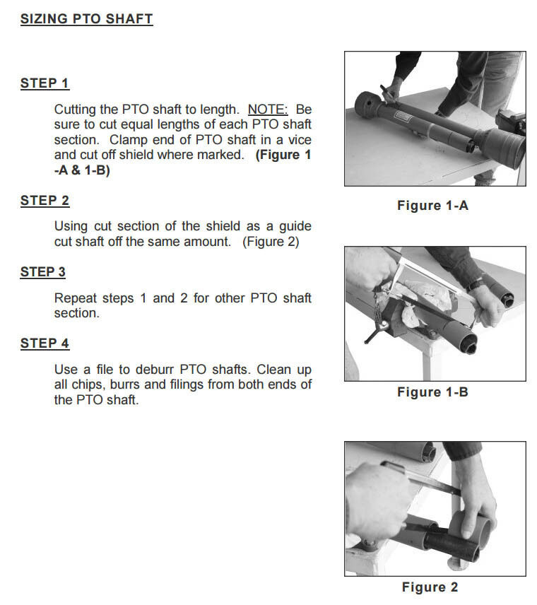 48 " Cat 1 TILLER 25 HP PTO - Slip Clutch - 6 Tines Per Flange - Commercial Duty