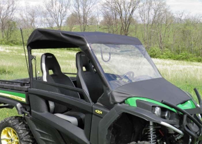 VINYL WINDSHIELD & ROOF for John Deere Gator RSX / XUV  / HPX - Soft TOP
