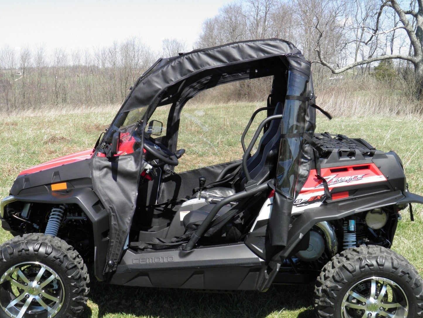 Full Enclosure for ZForce 500/800/1000 - HARD WINDSHIELD, Doors, Roof, & Rear