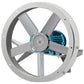 14" Flange Mounted EXHAUST FAN - 1000 CFM - 230/460 Volts - 3 Ph - 1/3 HP - TEFC