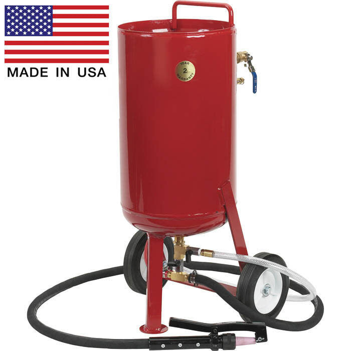 Soda & Abrasive Blaster - 8.2 Gallon Cap - Commercial - 15 CFM - Accessories