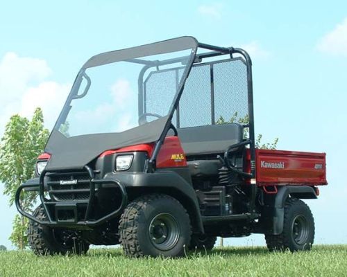 Vinyl Windshield for Kawasaki Mule 3000/3010 - Soft Material
