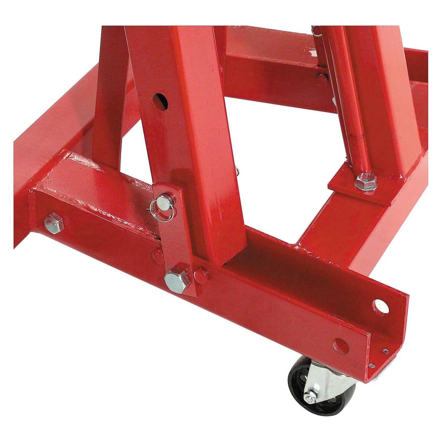 Floor Crane - 4000 lbs Capacity - 2 Ton - Straight Boom - Manual Hydraulic Pump