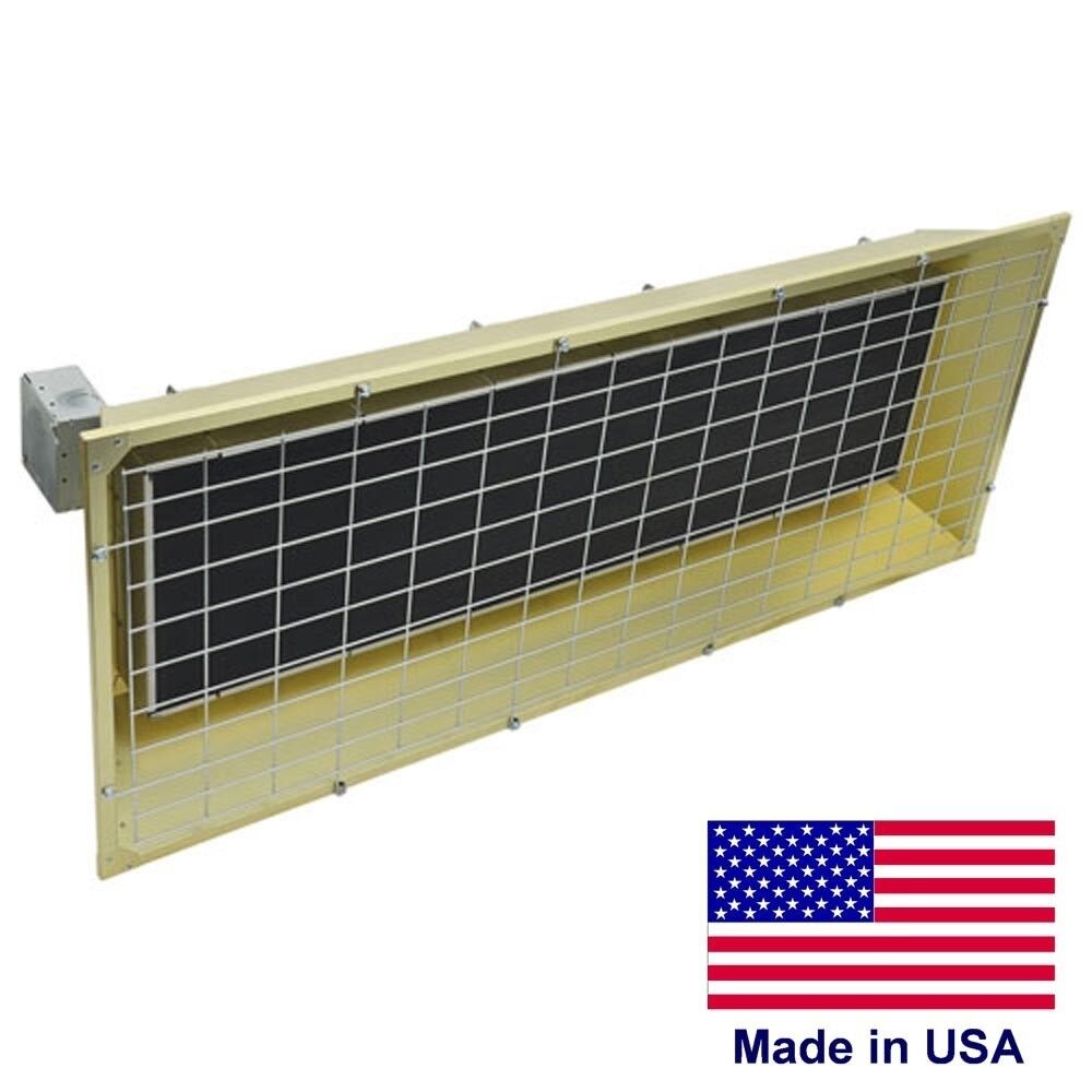 Electric Infrared Overhead HEATER - 600 V - 32,414 BTU - 1 or 3 Phase - 460 sqft