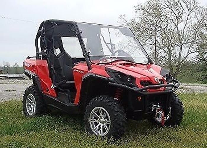 Can Am Commander Full Enclosure - HARD WINDSHIELD, Doors, Rear Window, and Roof