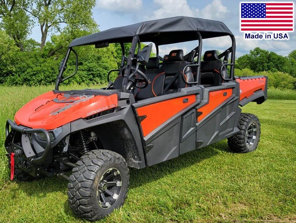ROOF & HARD WINDSHIELD for Intimidator 6 Seater GC1K - Soft Top - Polycarbonate