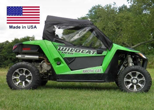 DOORS for Arctic Cat Wildcat - Soft Material - Vinyl Windows