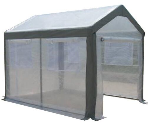 8' W x 10' L x 8' H - Greenhouse - STEEL FRAME - Built in Vents - Walk In