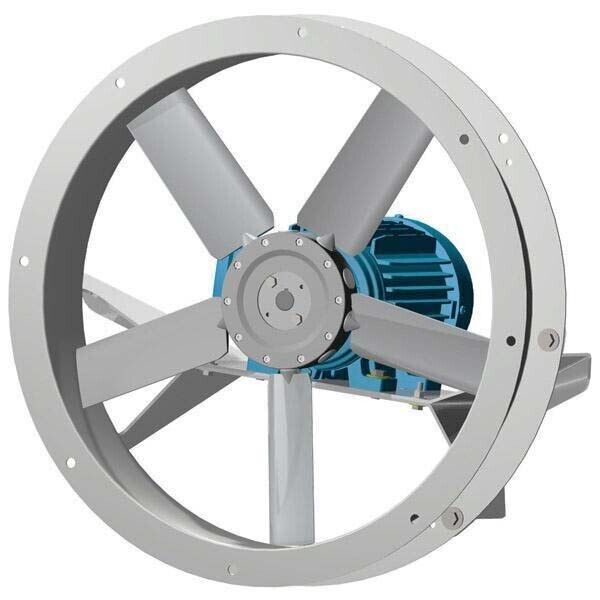 21" Flange Mounted SUPPLY FAN - 5500 CFM - 230/460 V - 3 Phase - 1-1/2 HP - TEFC